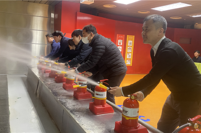 학교법인 건국대의 안전관리는 철저한  실전형  대표이미지